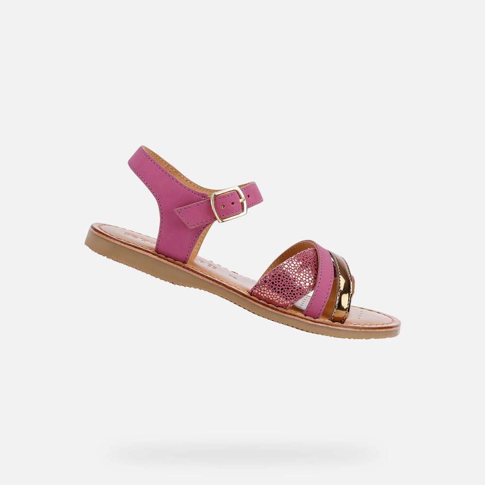 Sandalias Geox Menina Rosa - Eolie - IBWRK8624